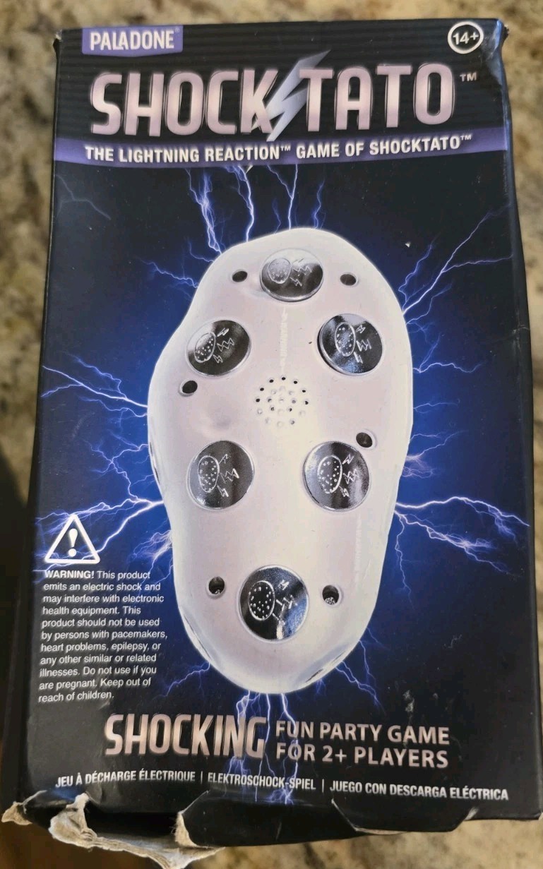 Shocktato Party Game by Lightning Reaction Shocking Hot Potato – NEW