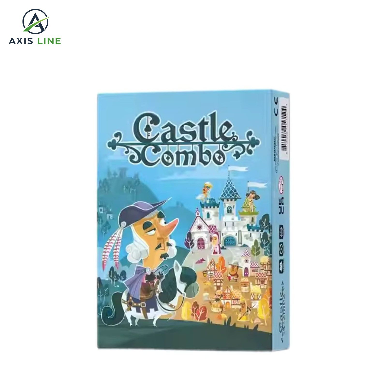 Castle Combo Board Game 2-5 Players English Version Strategy Game for Party/Fami