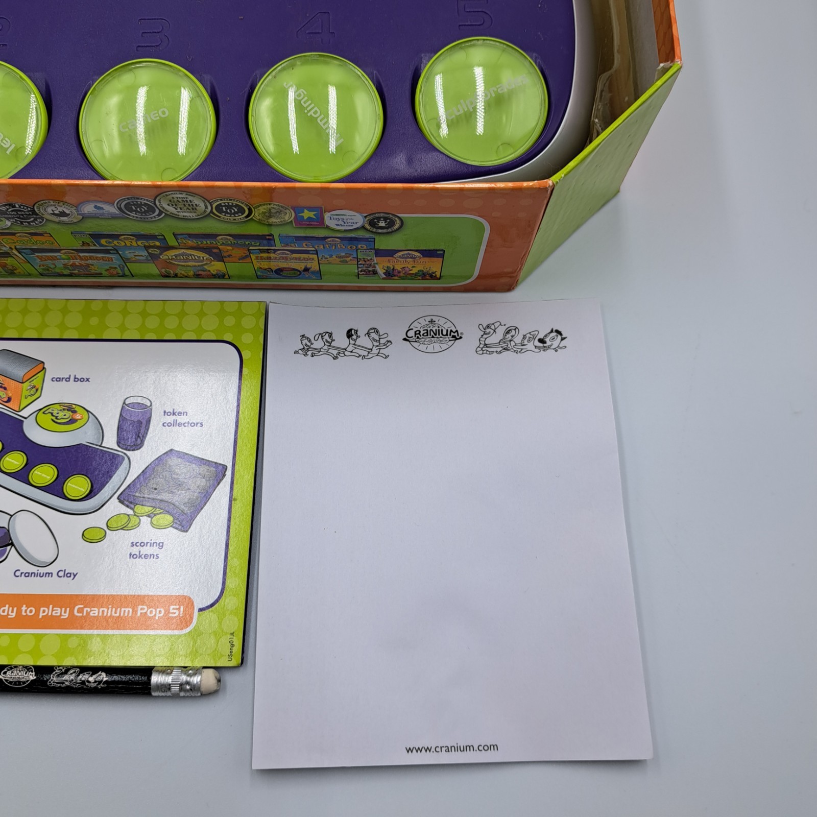 Cranium Pop 5 Adult Pop Culture Console Trivia Game Complete ( No Clay) 2006
