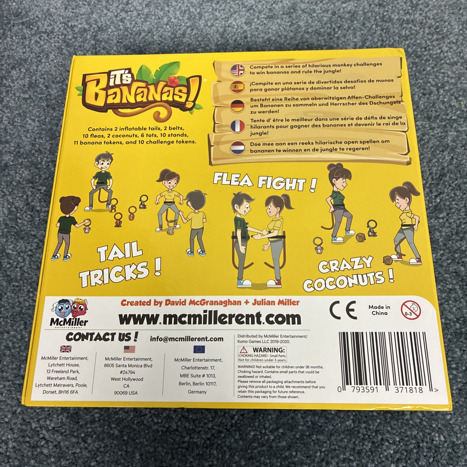 Its’s Bananas! The Monkey Game For Kids, Teens And Tipsy Adults NEW