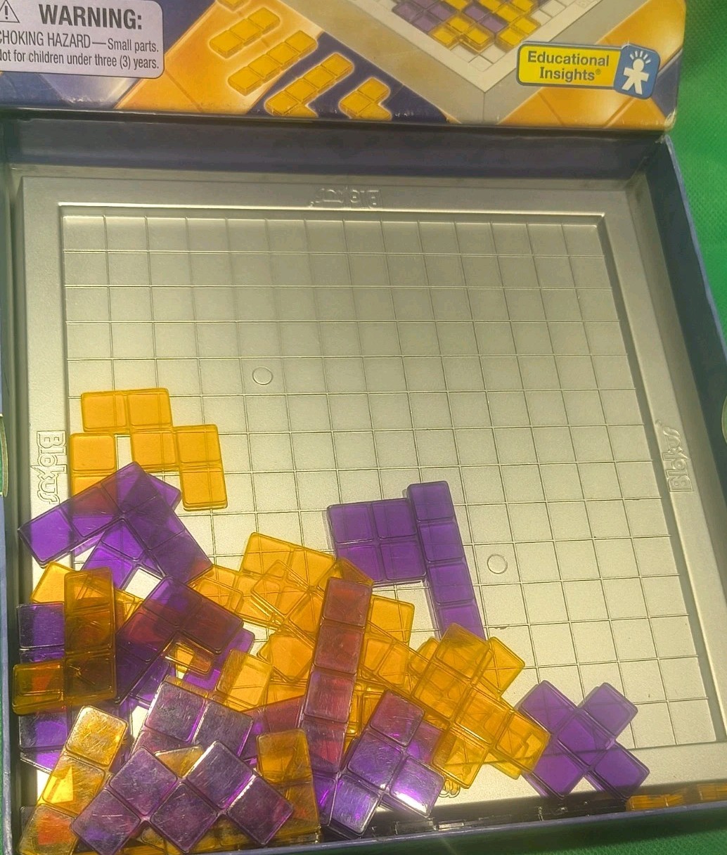Travel Blokus for 2 Players COMPLETE 2005 Storage Trays Travel To Go Strategy