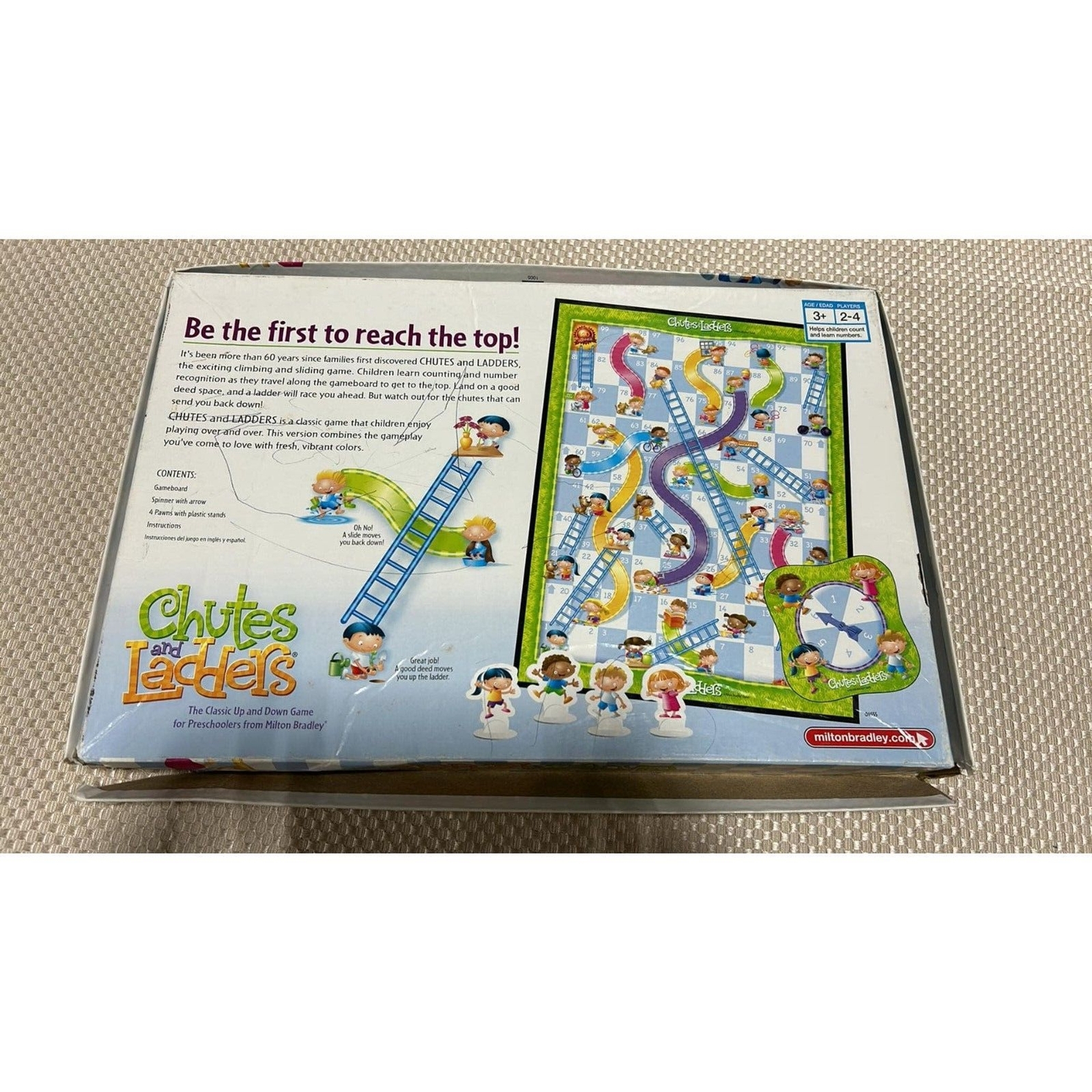Chutes and Ladders Board Game Age 3-7 years Kids Game
