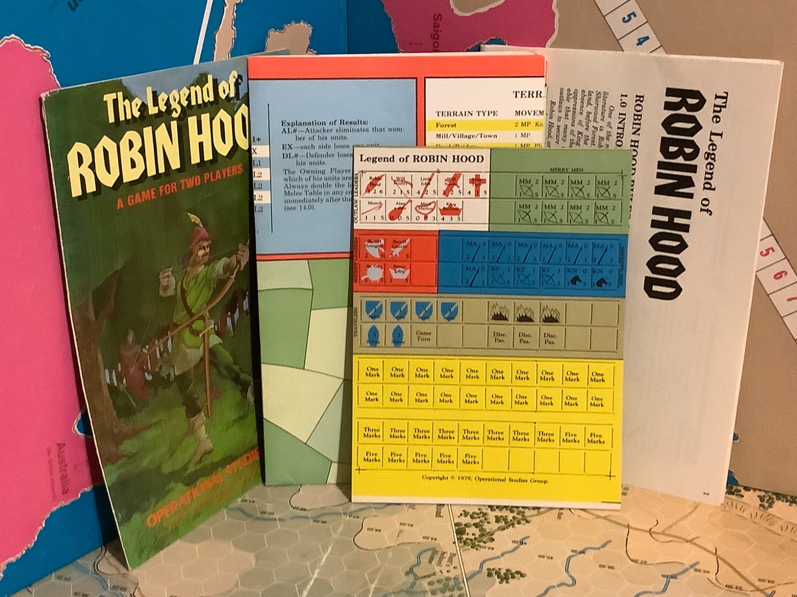 OSG Ziploc Game LOT Arcloa/Legend Robin Hood/Battles of the 100 Days UNPUNCHED
