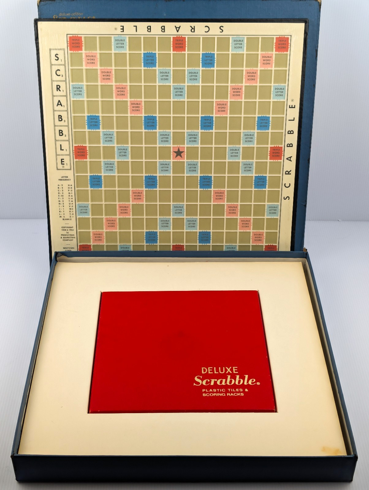 1966 Selchow/Righter DELUXE SCRABBLE Game Turntable 100% COMPLETE