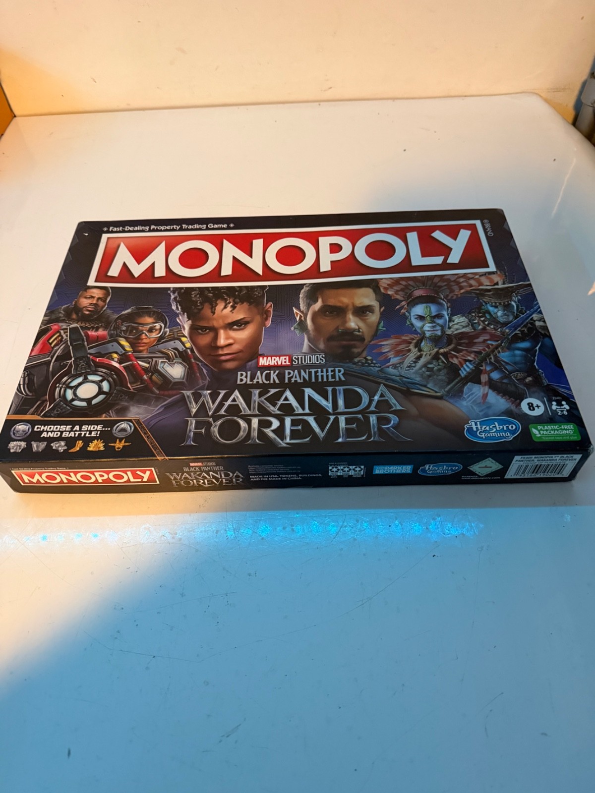 NEW MONOPOLY MARVEL BLACK PANTHER BOARD GAME