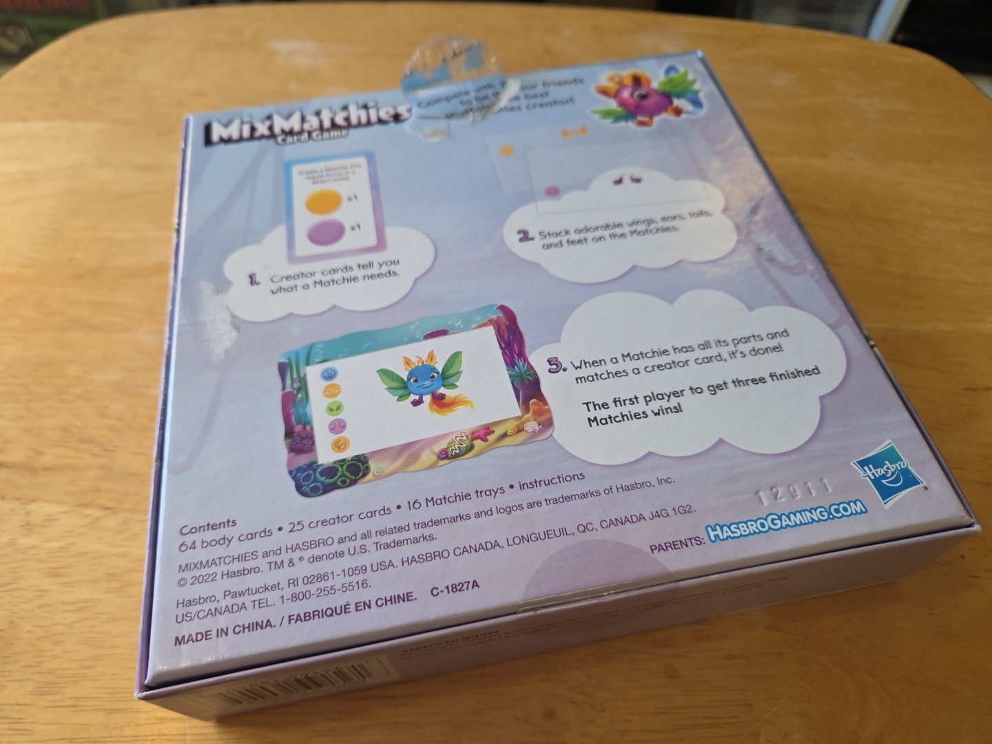 Hasbro Gaming MixMatchies Card Game Ages 8+