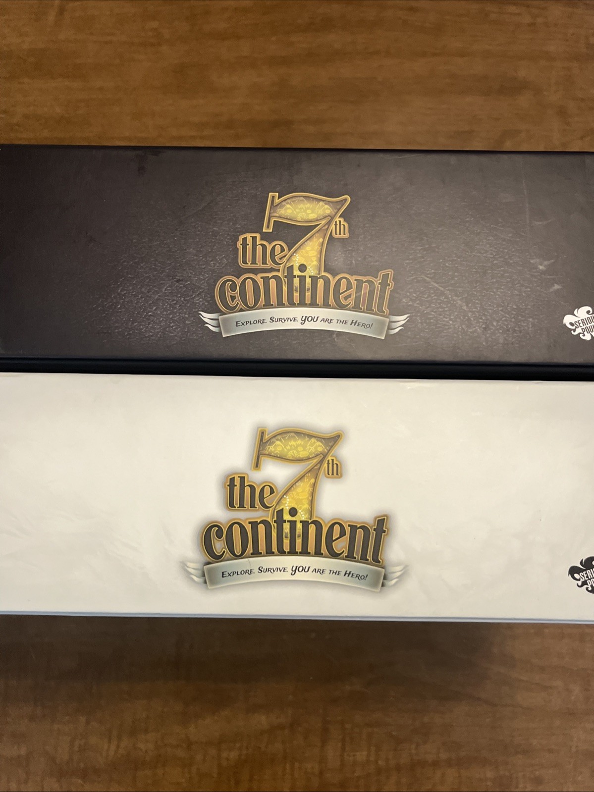 The 7th Continent Board Game Bundle What Goes Up Expansion Journal Minis Dice