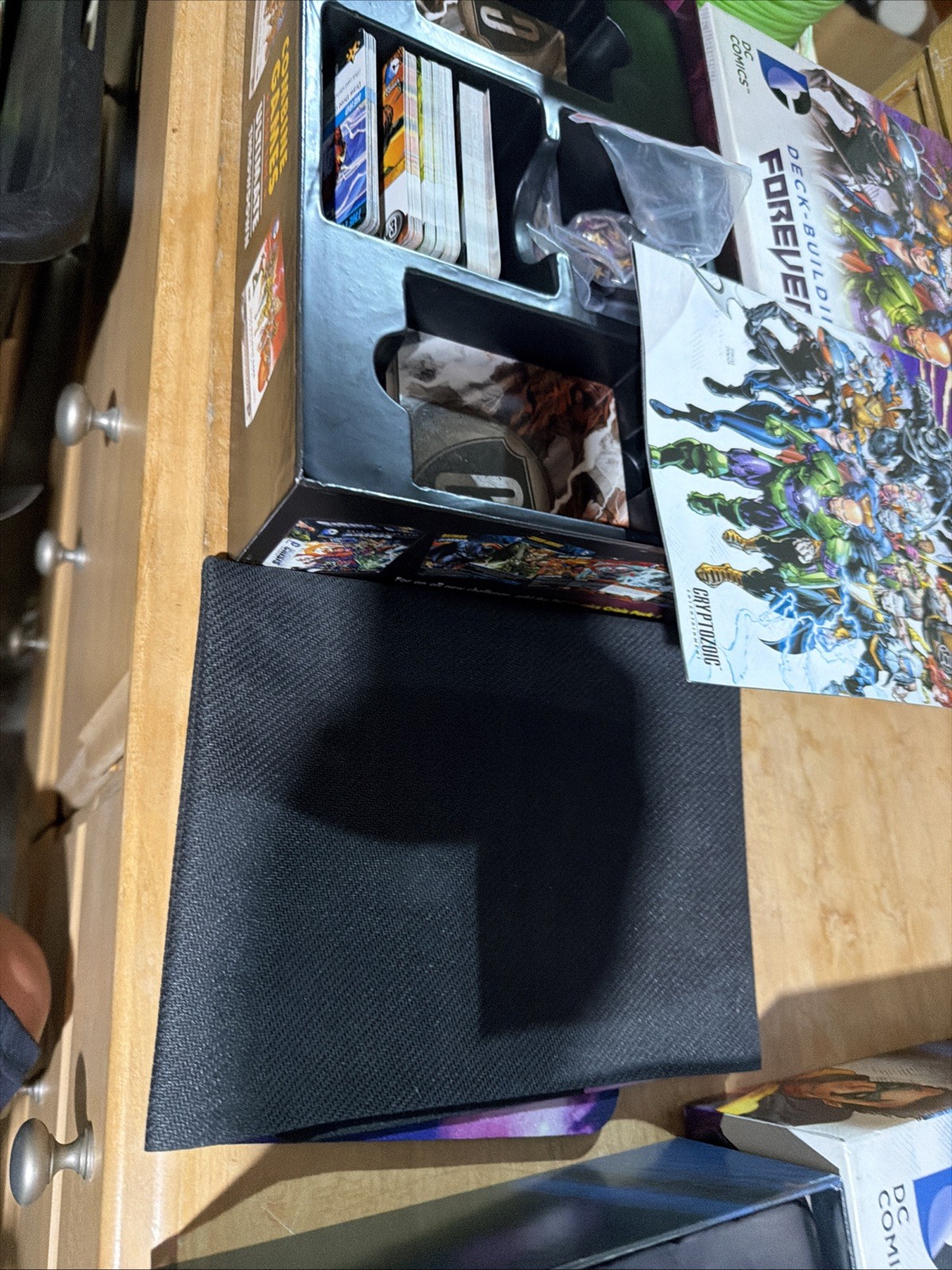 Cryptozoic Forever Evil DC Deck-Building Game Plus Expansion Complete