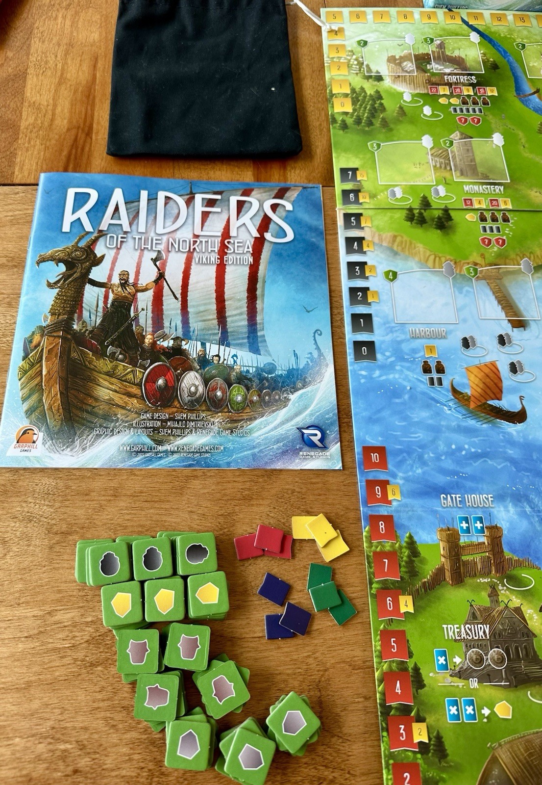 Renegade Raiders of the North Sea Viking Edition Strategy Board Game
