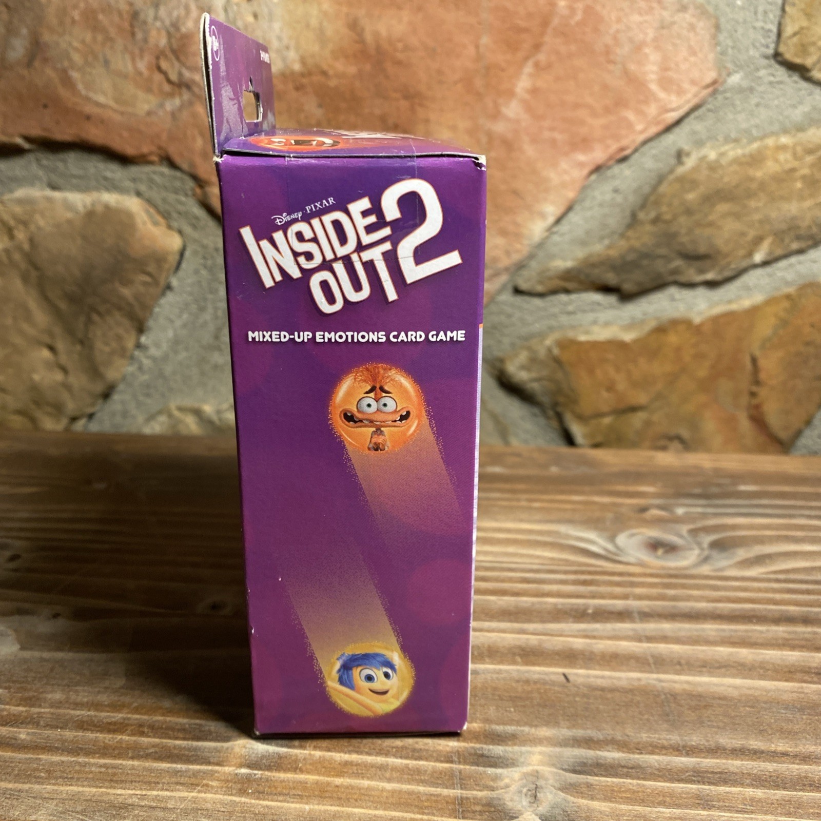 Disney Pixar Inside Out 2 Mixed-Up Emotions Card Game W/ Collectible Figure NEW