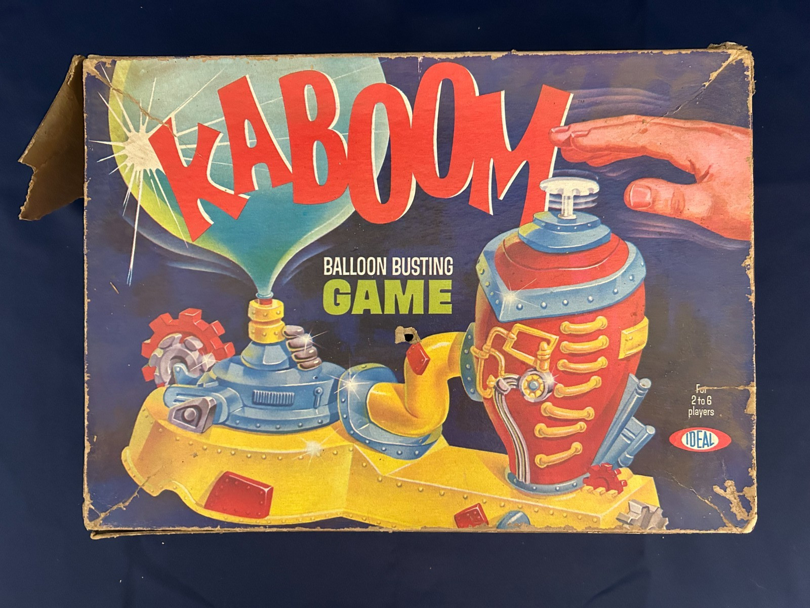 Vintage KABOOM 1966 Ideal Toy Corp. Game Incomplete/For Parts