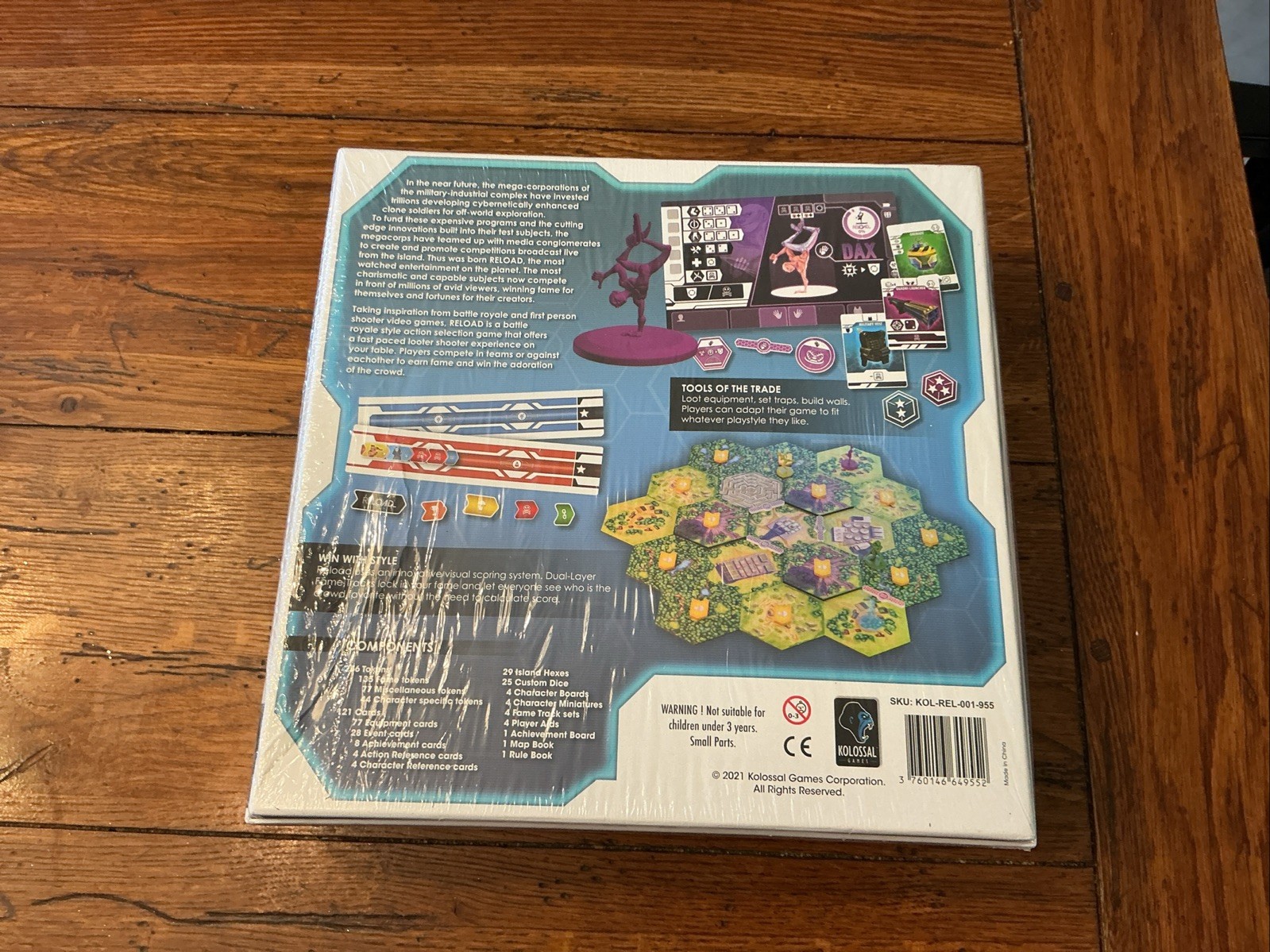 Reload: Fight For Fame Game NEW Kolossal Games Strategy Sealed