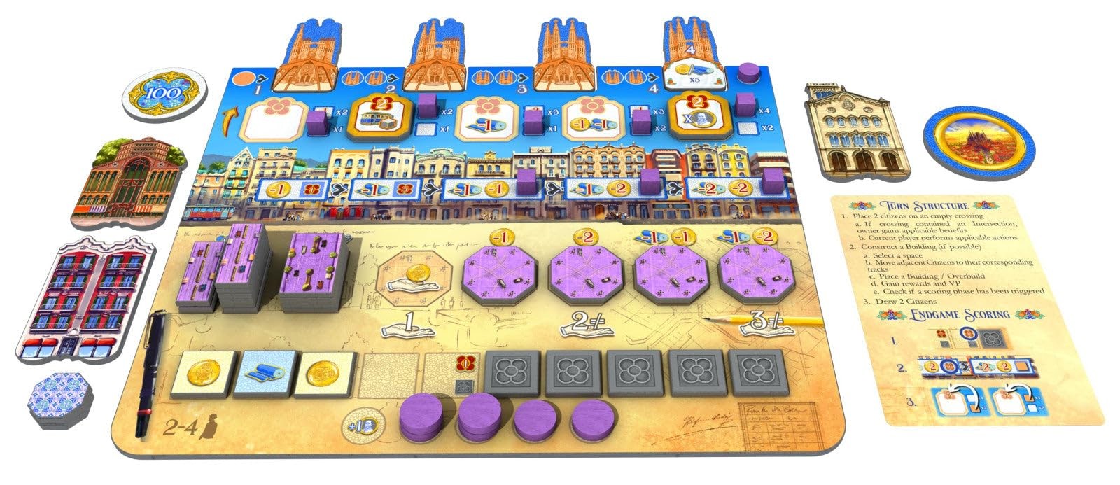 Barcelona – Board & Dice