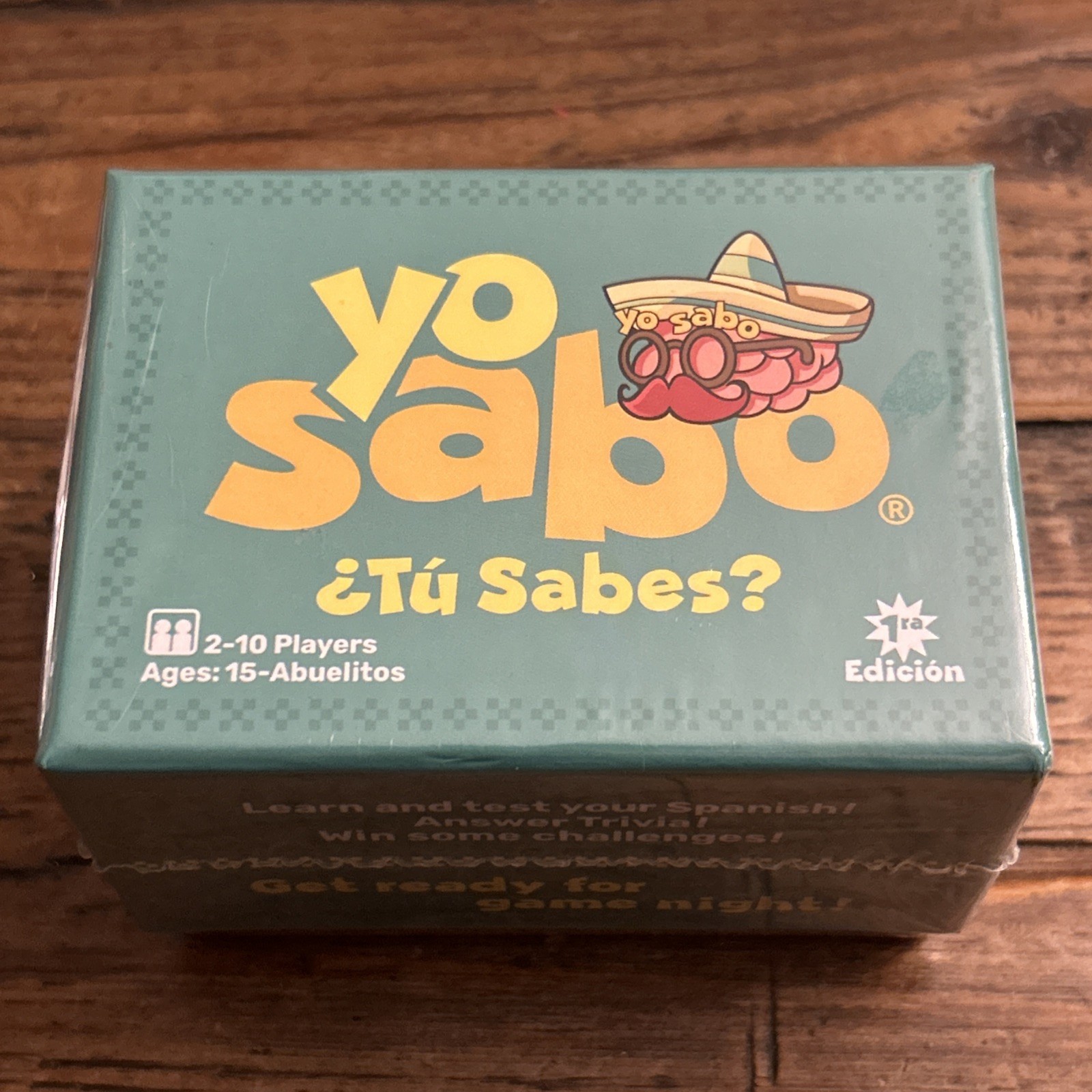 NEW! Yo Sabo Bilingual Card Game Edition 1 Learn Spanish Fun Trivia Challenges