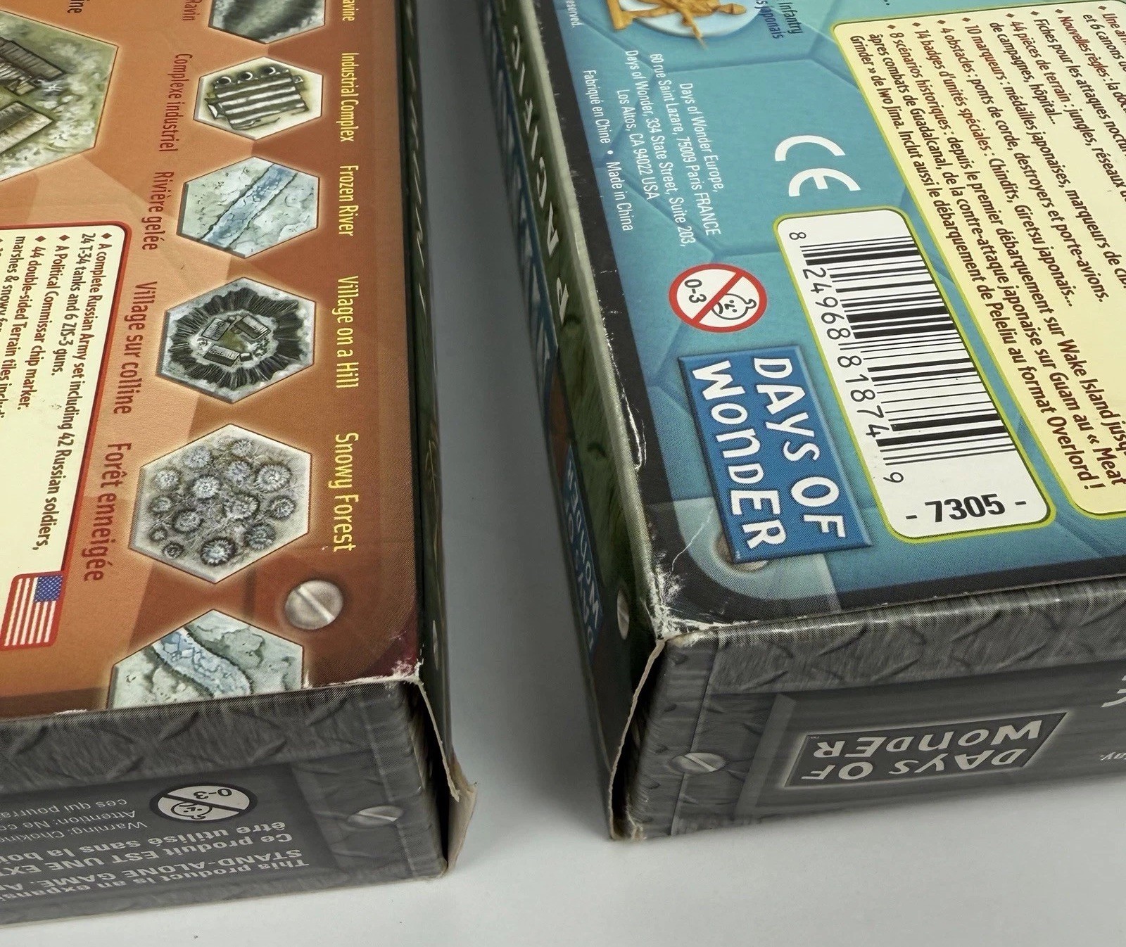 Memoir ’44 Board Game Expansion Lot Pacific Theater Eastern Front Terrain Pack