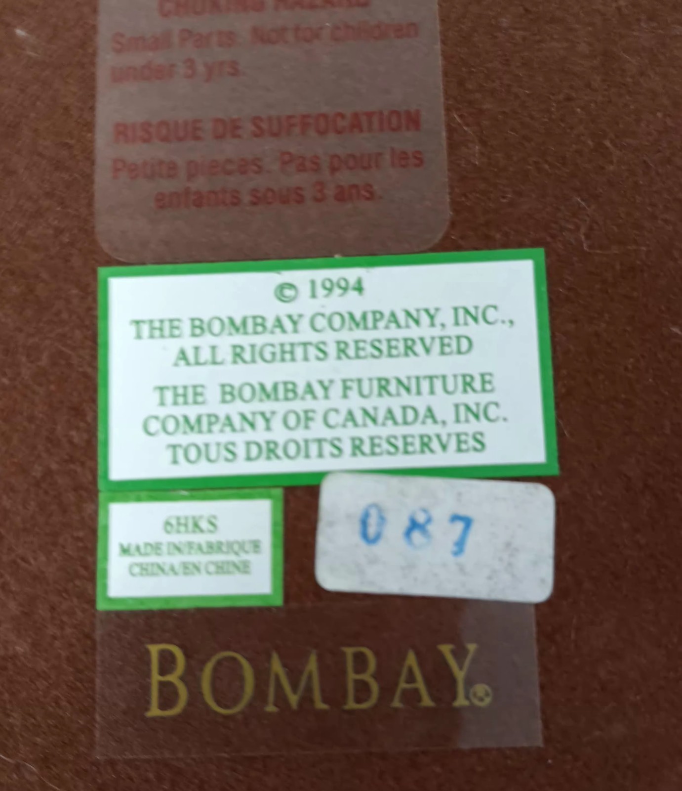 Vintage The Bombay Company Wood Solitaire Game 36 Heavy Marbles 1994 Luxury Set