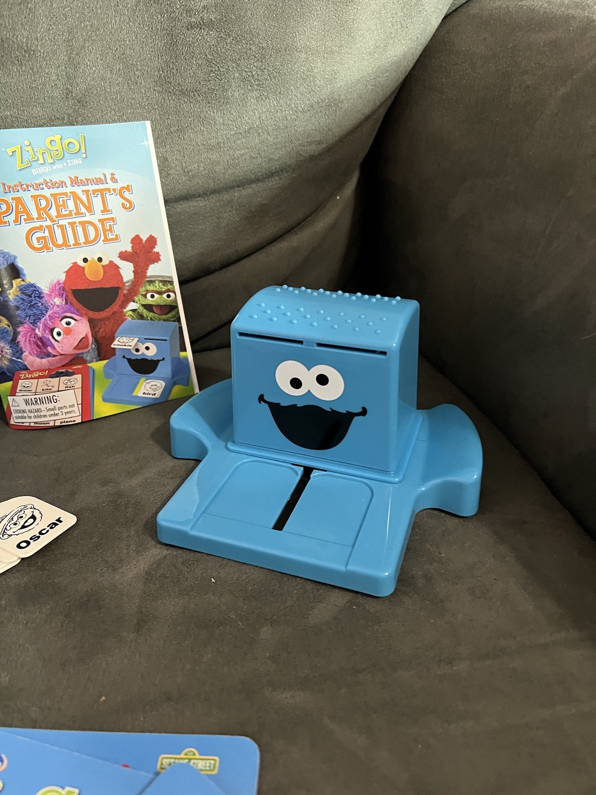 Sesame Street Zingo! Bingo With A Zing ThinkFun Ages 4+ For 2-6 Players