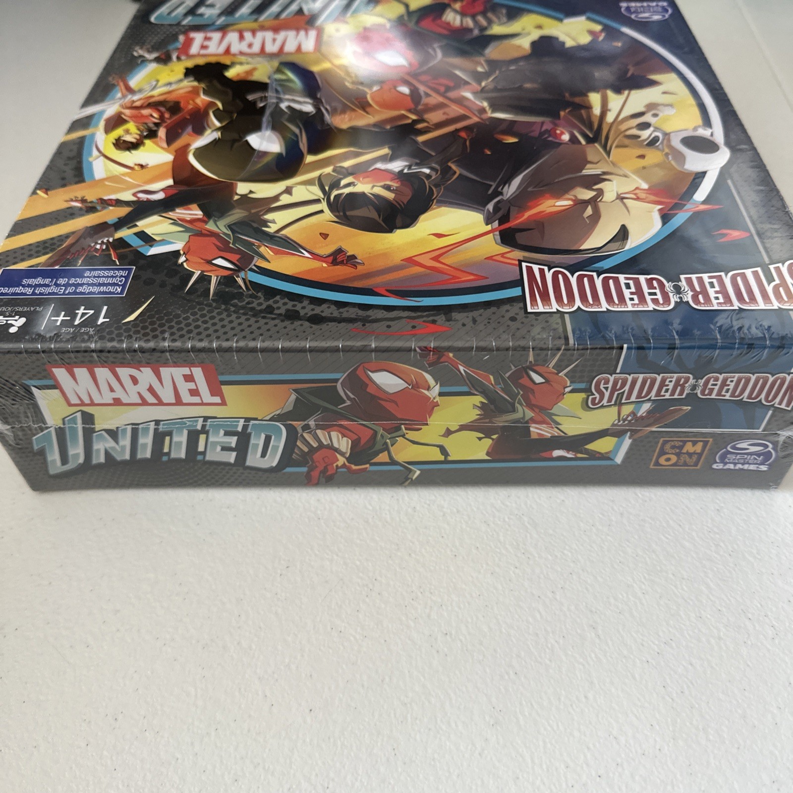 Marvel United Spider Geddon Board Game 1 To 4 Players Ages 14 And Up