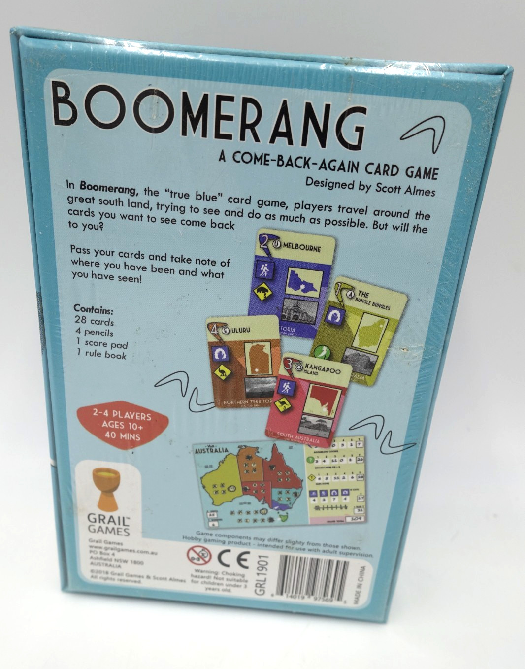 Boomerang – Australia Card Game – Scott Almes Grail Games NEW