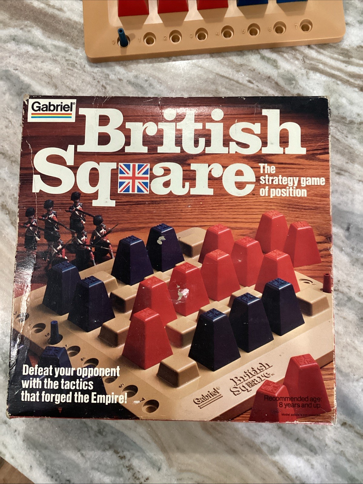 British Square Strategy Board Game/Gabriel/complete vintage