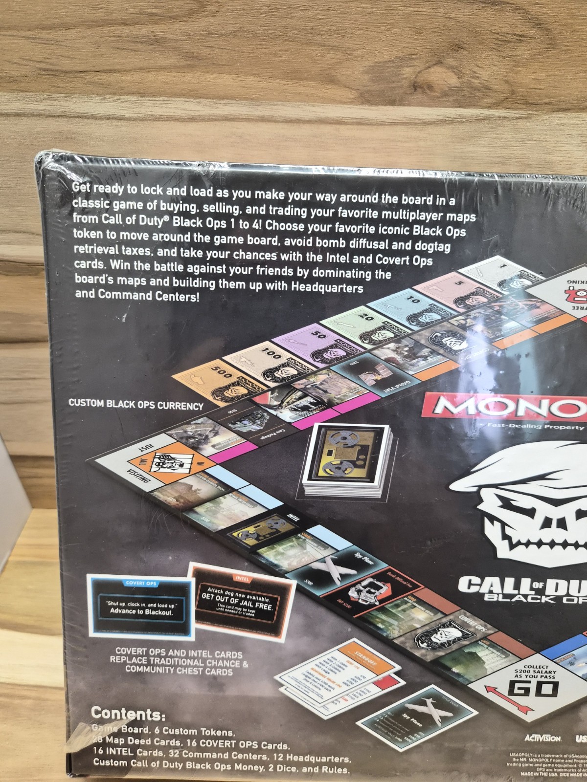 MONOPOLY Call of Duty Black Ops Edition Board Game 2018 Factory Sealed NIB