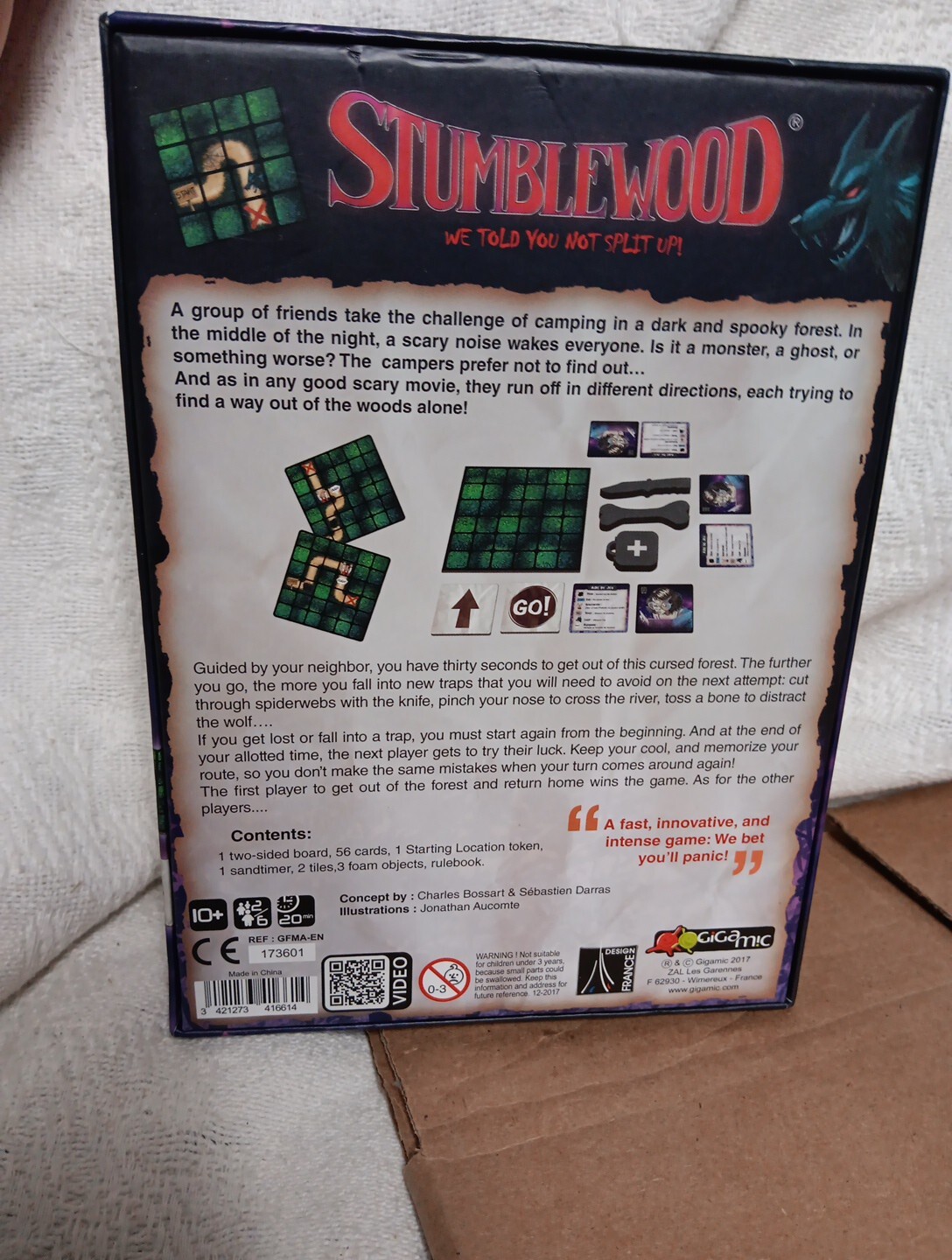 Stumblewood Board Game We Told You Not To Split Up Game Gigamic 2017 NEW OPEN BO