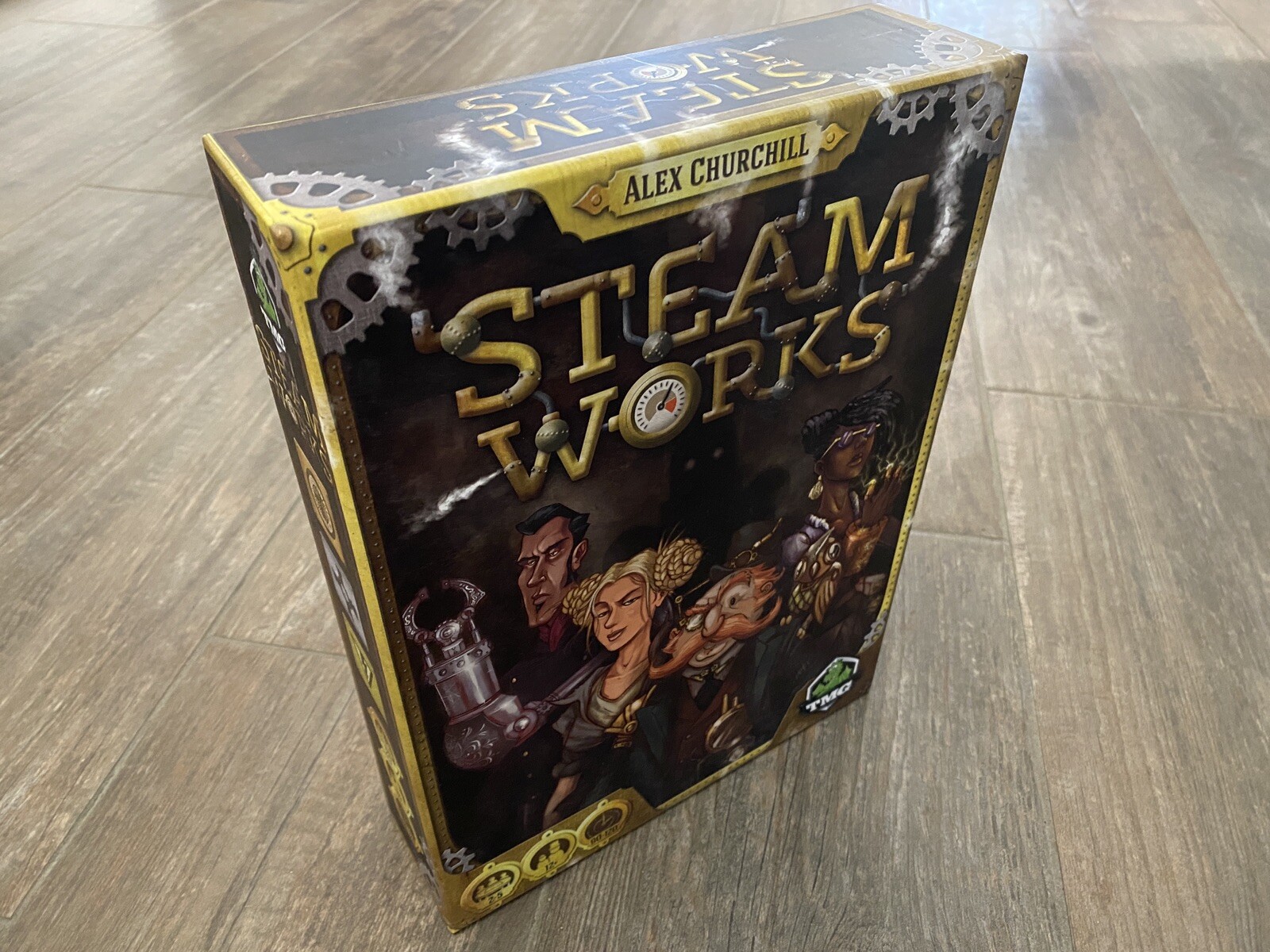 Steam Works Board Game – Tasty Minstrel Games – Adult Owned – Complete