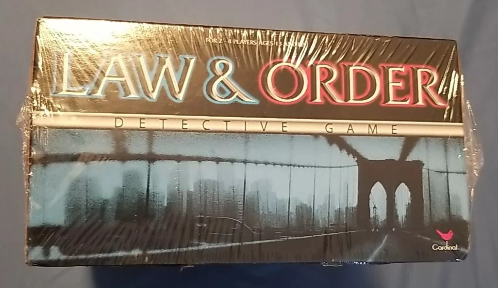 Brand New & SEALED Law & Order Detective Game Cardinal Games Crime TV Show