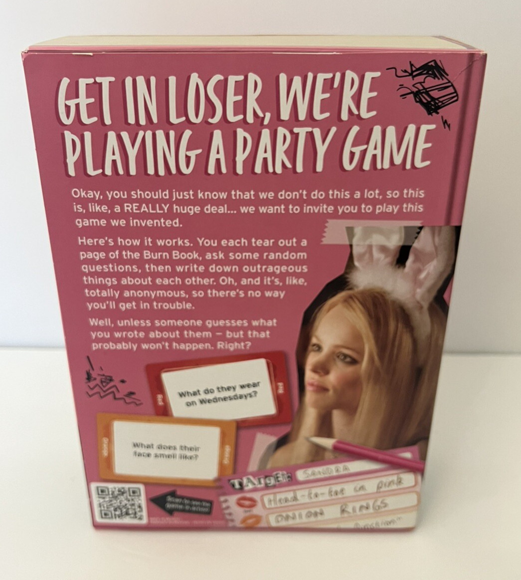 MEAN GIRLS Burn Book A Party Game Board Game Brand New! As seen on TIKTOK 14+