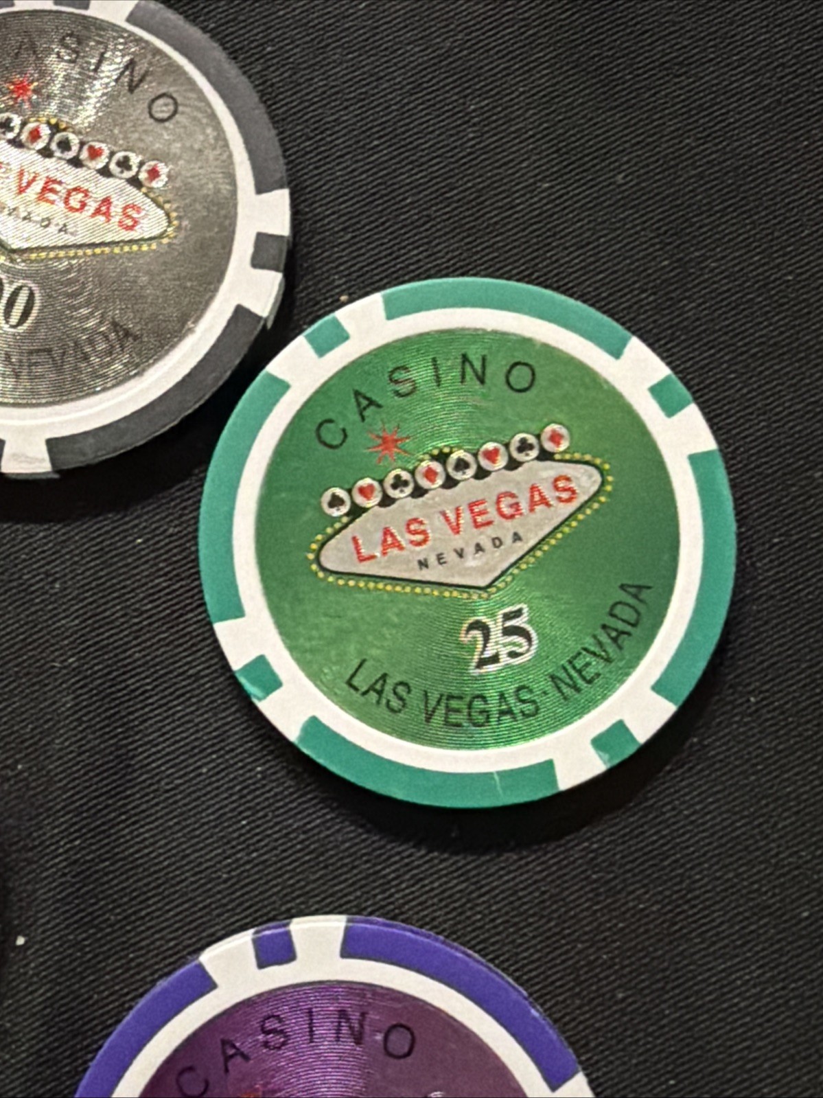 Vintage Las Vegas Nevada Casino chips High Dollar As 8 Pieces As Pictured 😎