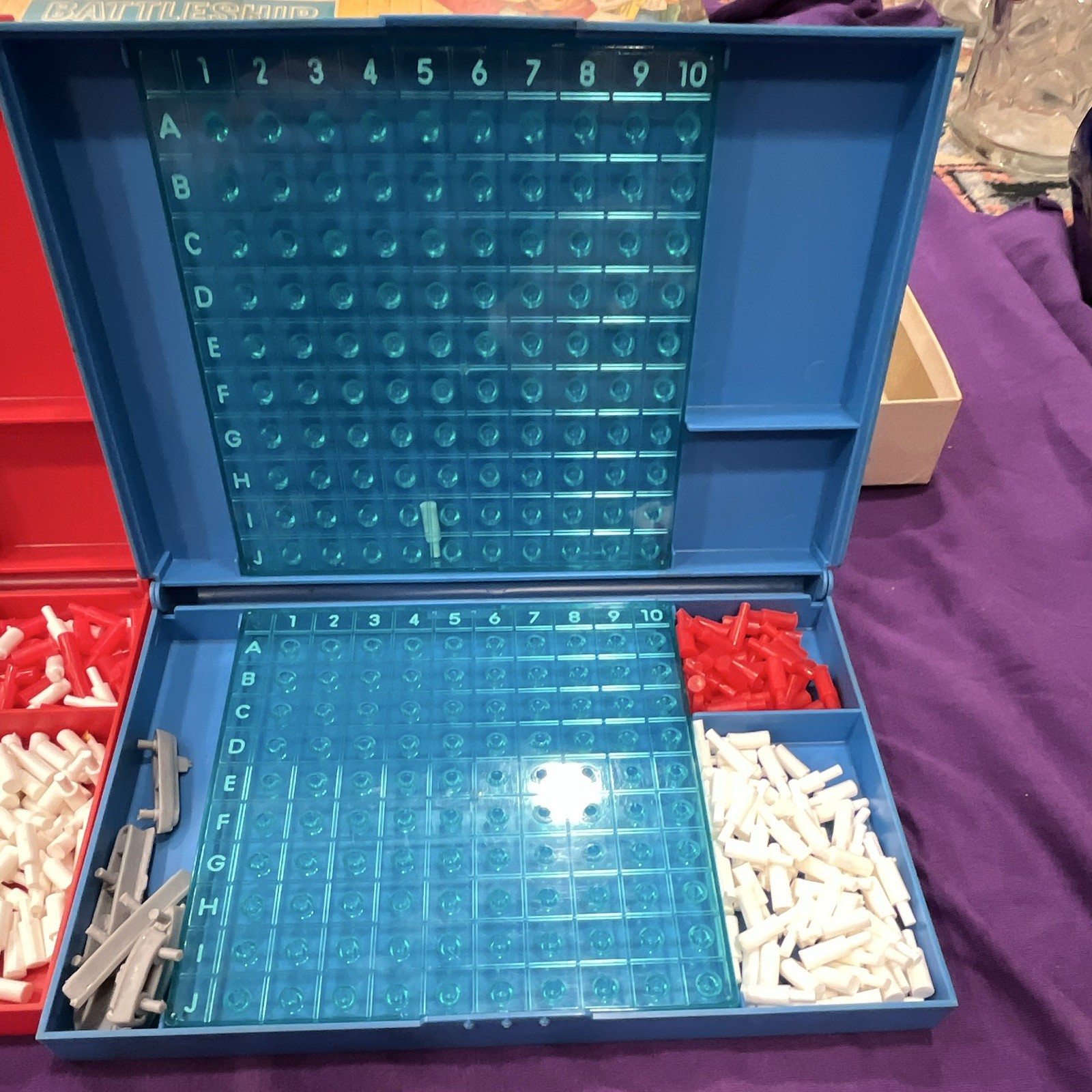 Vintage Battleship Board Game 1967 Milton Bradley 4730 w/ Original Box