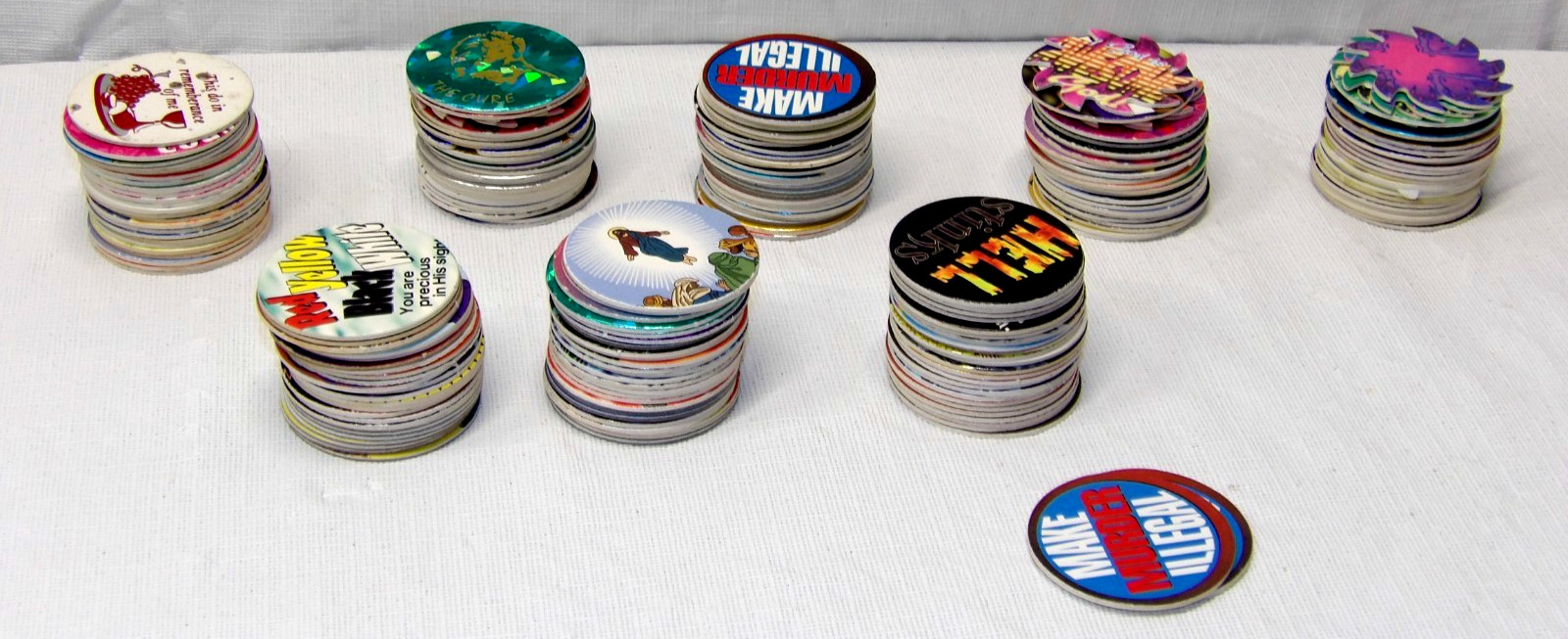 Pogs!• 200+ Religious Themed Pogs!• See Pics!•