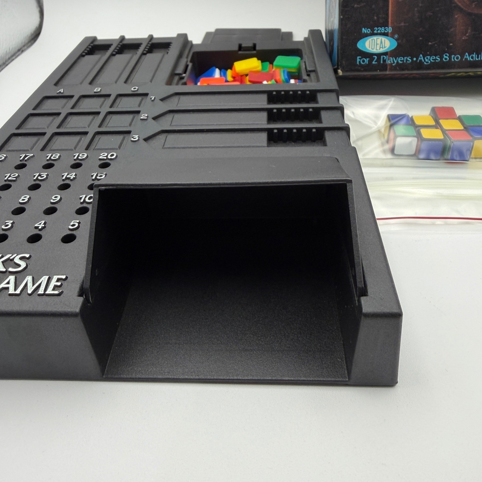 Rubik’s Brain Game Vintage 1983 Ideal Puzzle Incomplete Missing Parts