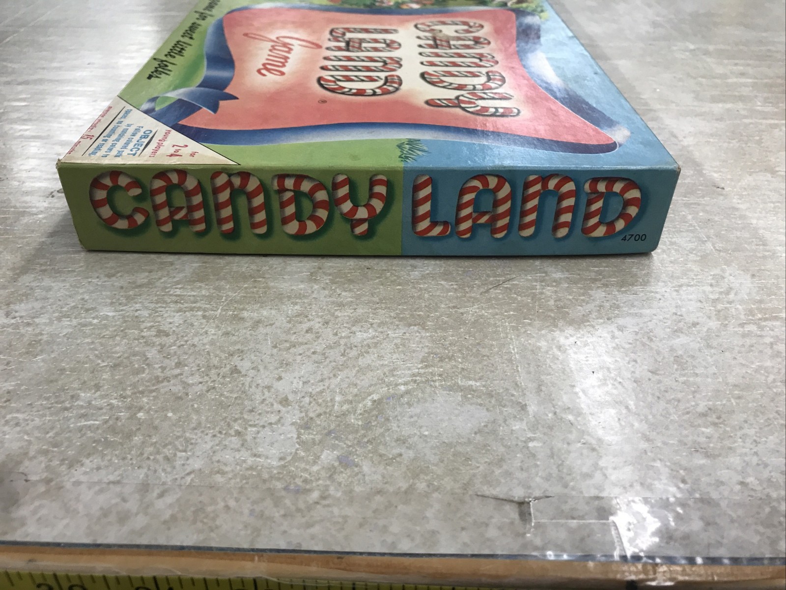 Complete Vintage Milton Bradley Candy Land Board Game 1955 UNUSED Sealed