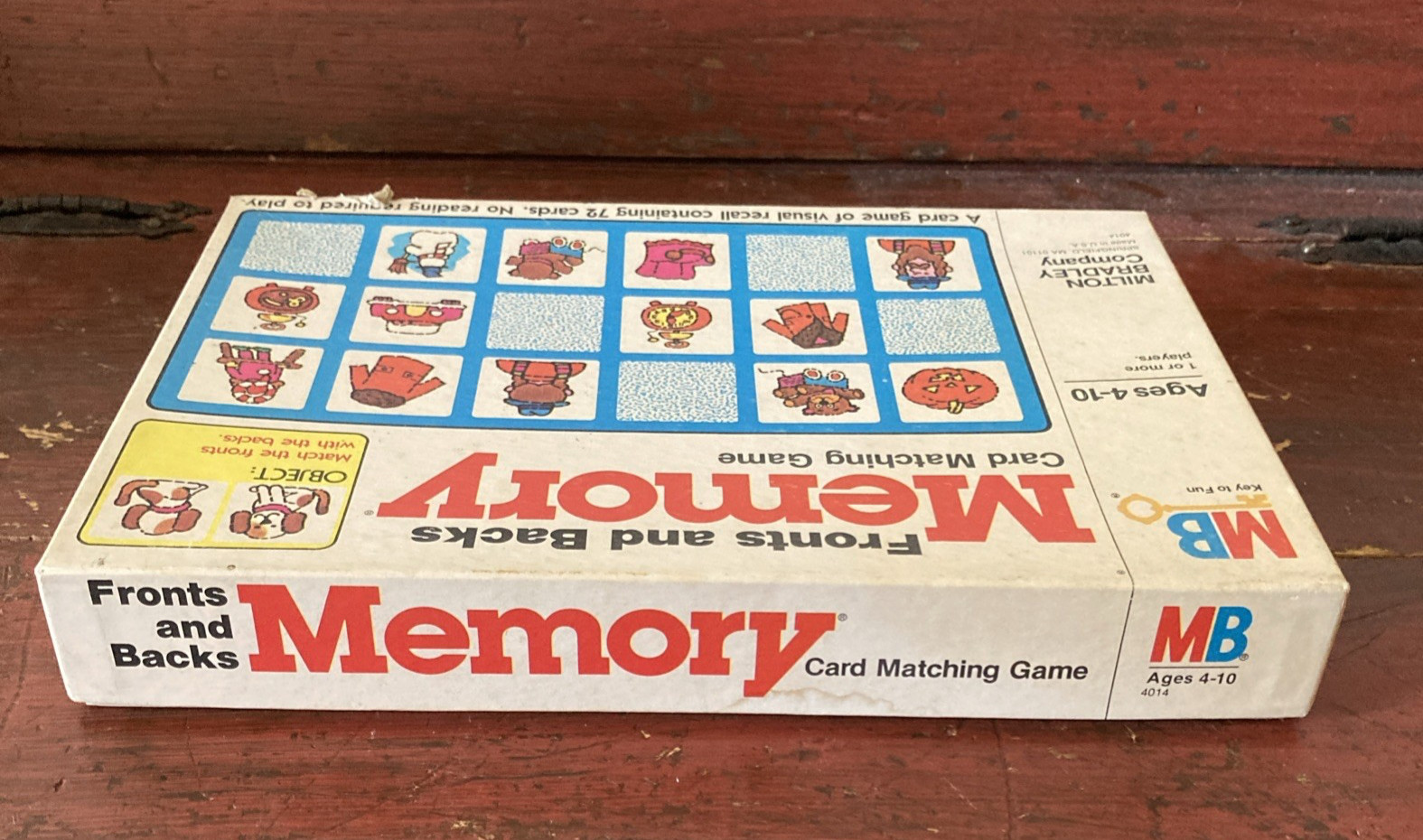 Vintage 1980 Memory Matching Card Game FRONTS And BACKS Complete All 72 Cards