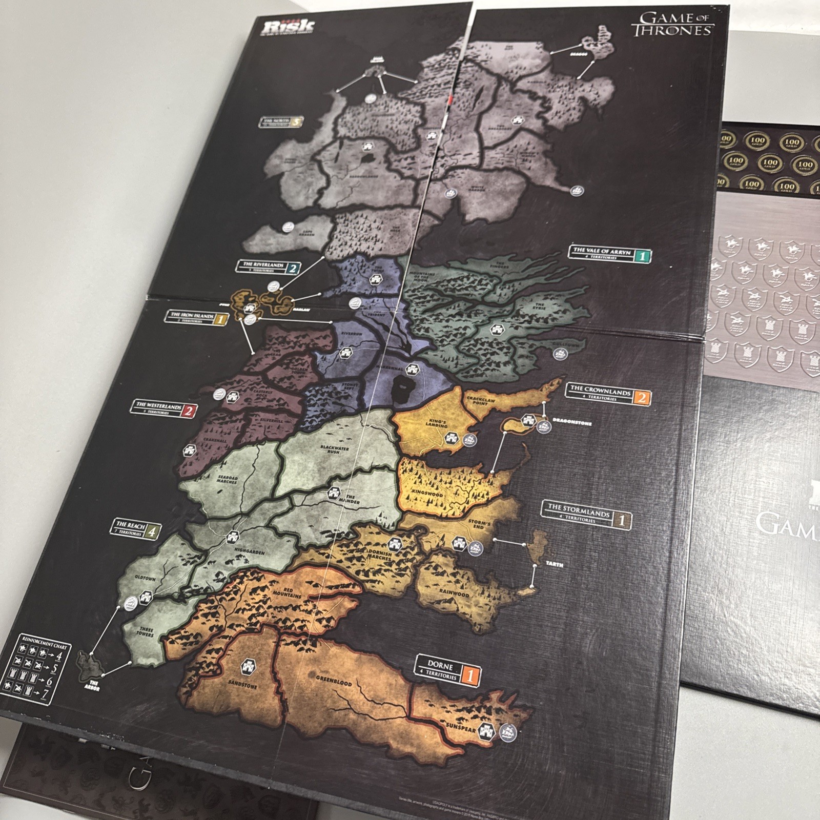 RISK: Game of Thrones Strategy Board Game 100% Complete 2015 Great Condition