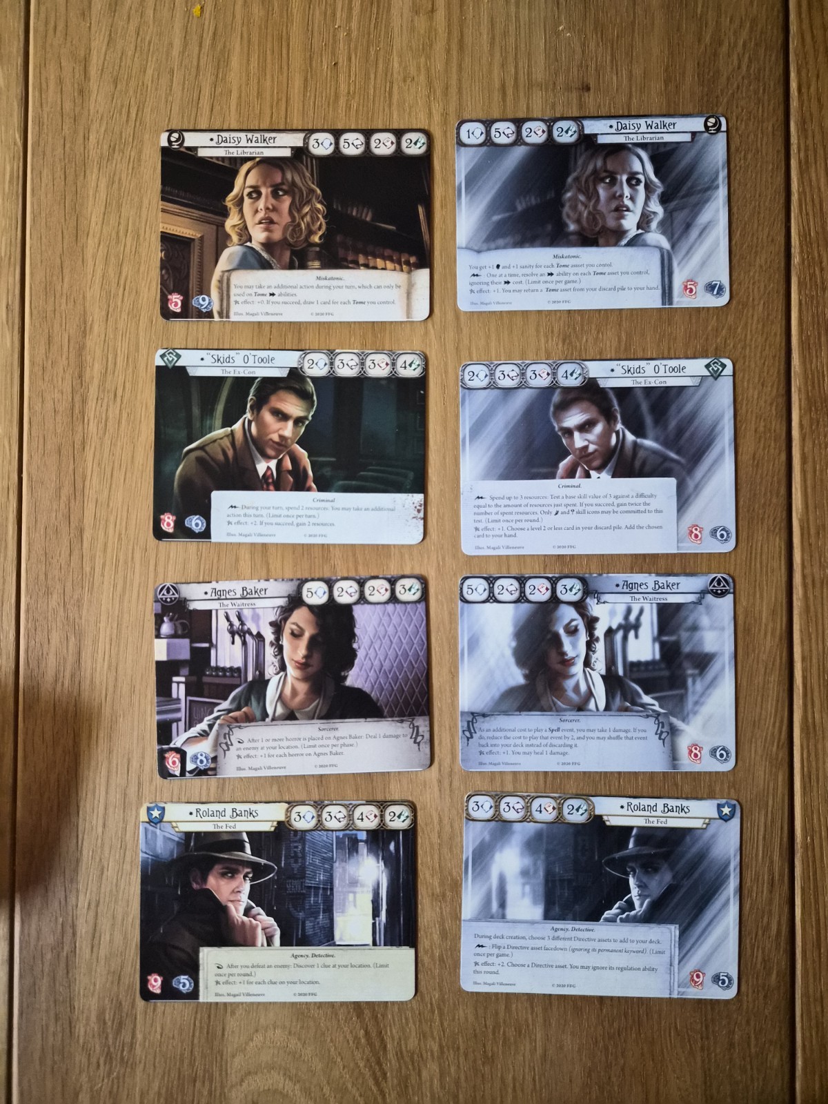 Arkham Horror Parallel & Std Agnes Baker & Others. Home Printed Share & Play