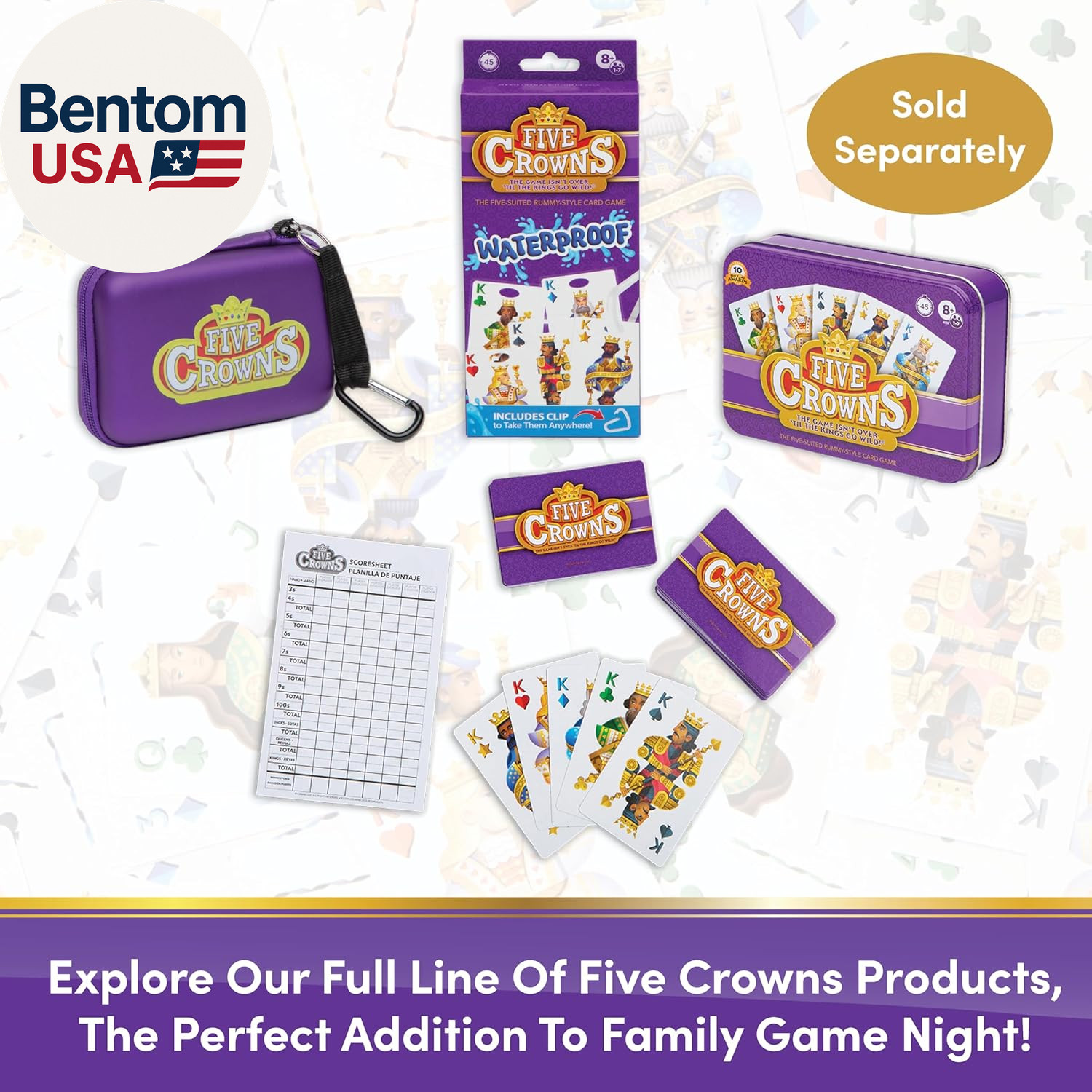 Five Crowns – Card Game for Kids and Adults, Travel and Family Game Night Favori