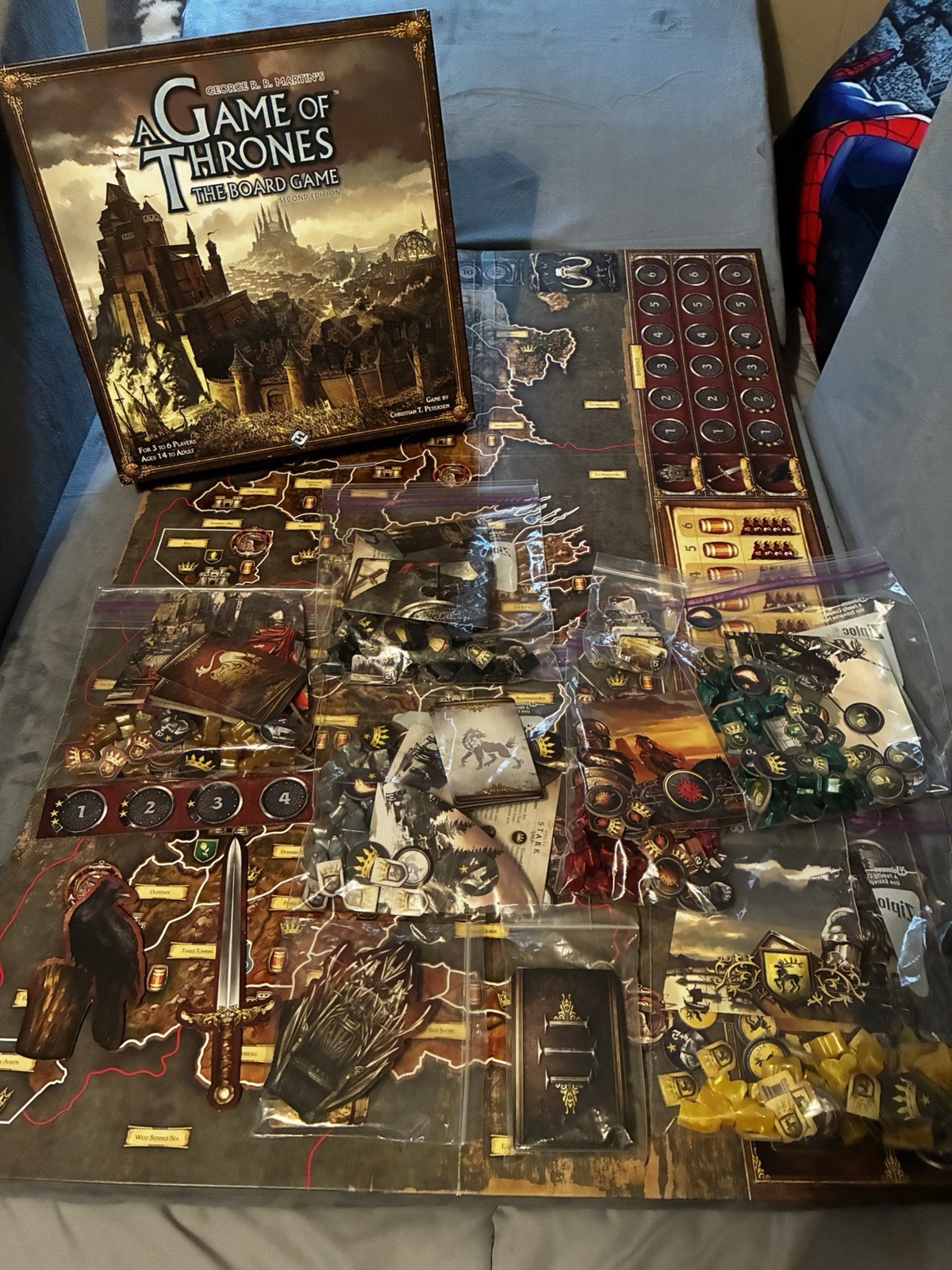 A Game of Thrones: The Board Game Second Edition (Used) CIB