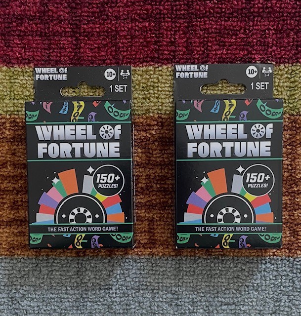 Wheel of Fortune MINI Fast Action Word Game 2-Pack Set