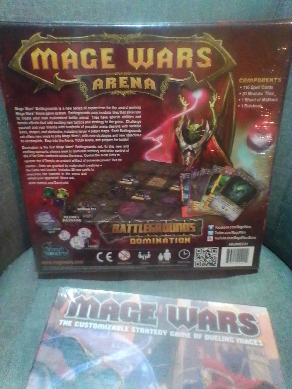 🔥 SET ForceMaster vs Warlord Mage Wars Arena & Two Expansion Sets 🔥