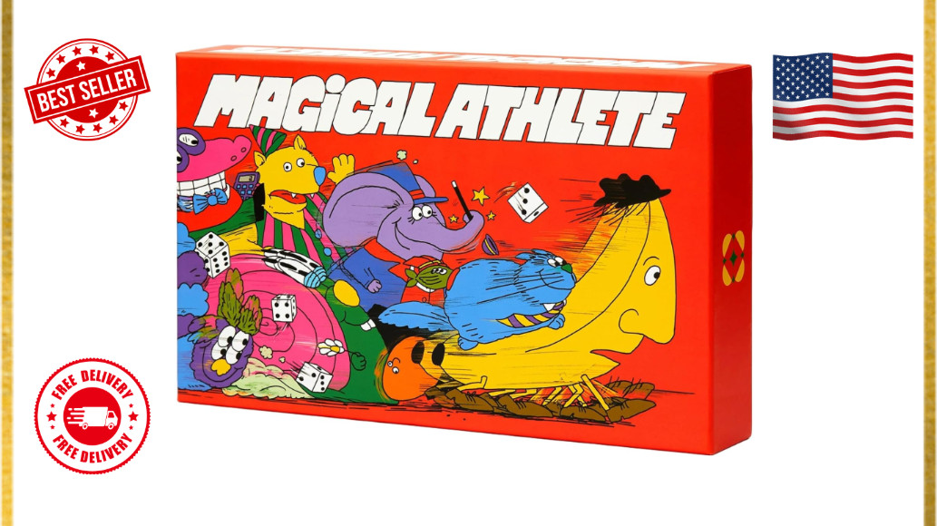 Magical Athlete Board Game – A Party Game of Pure Racing Chaos USA FREE SHIPPING