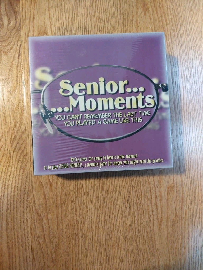 TDC Games Senior Moments Board Game New Sealed