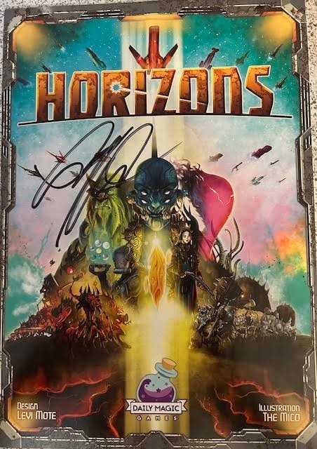 Horizons COMPLETE OPEN BOX board game by Daily Magic Games