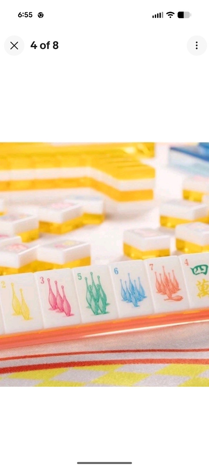 Maison Lude Mahjong CirqueJon Edition Deluxe Acrylic 160 Tile Set NISB