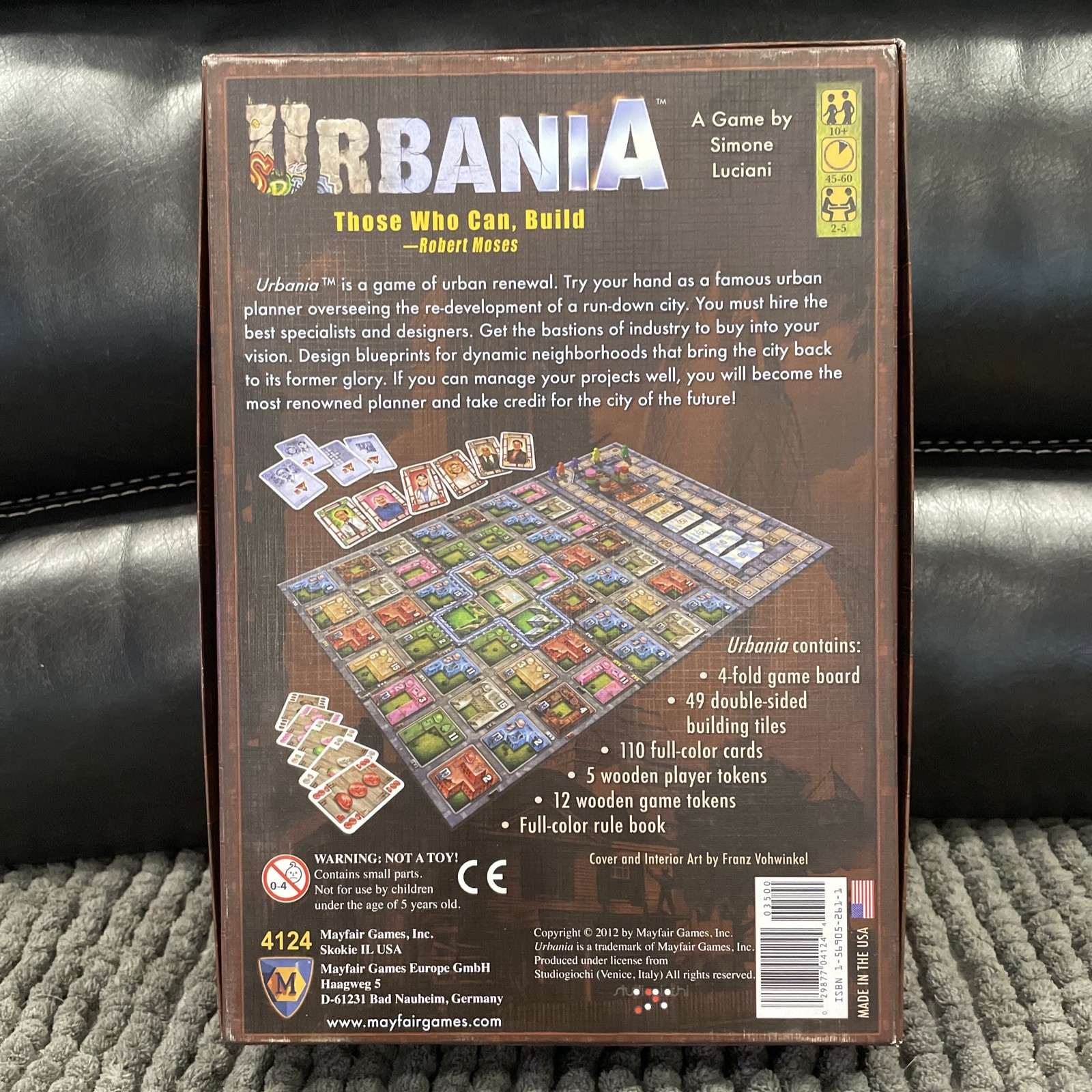 Mayfair Boardgame Urbania 2012 MINT