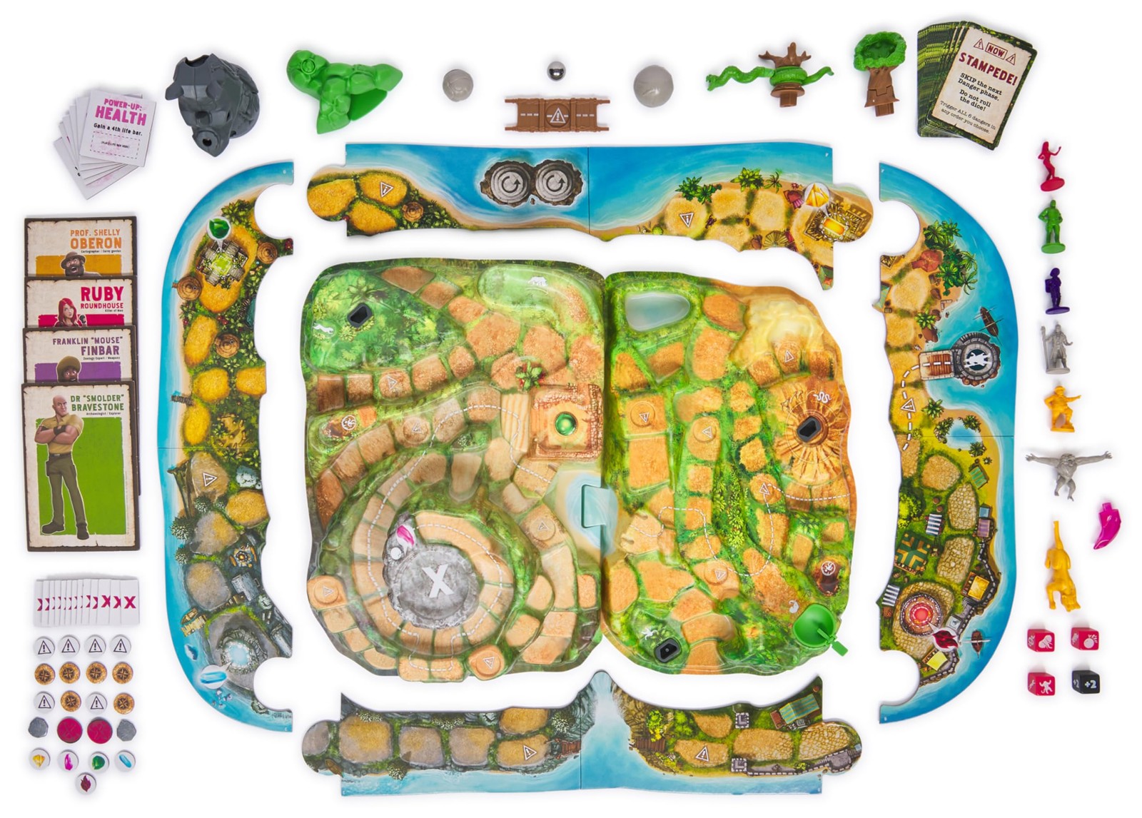 , Jumanji Stampede, 3D Adventure Cooperative Board Game, for Fans of The Juma…