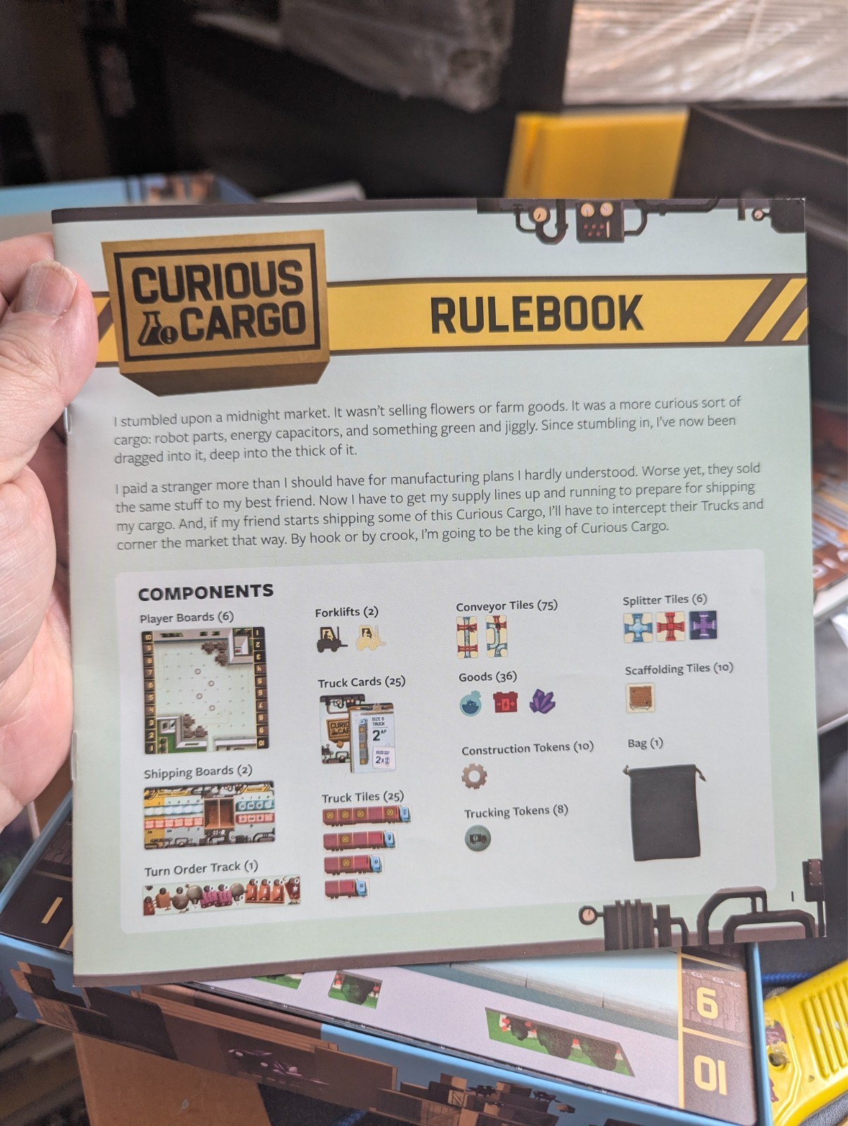 CURIOUS CARGO Board Game 100% COMPLETE 2020 AWARD NOMINEE