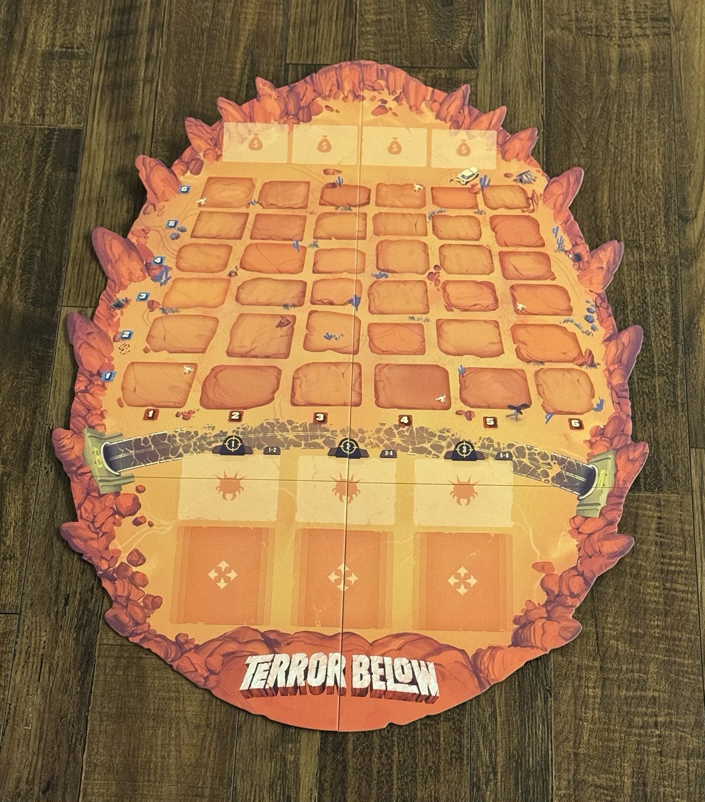 Terror Below Board Game (Renegade Game Studios 2019) w/ Hidden Cache Expansion