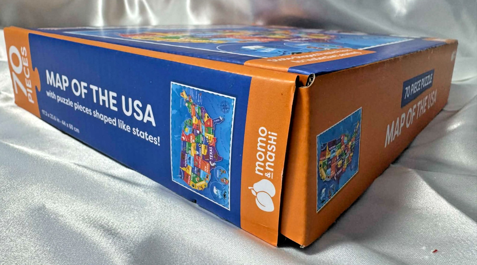 United States Puzzle for Kids 70 Piece State Shaped Puzzle Pieces 17.3″X23.6″